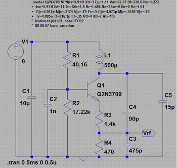 LTSpice Oscillator Circuit