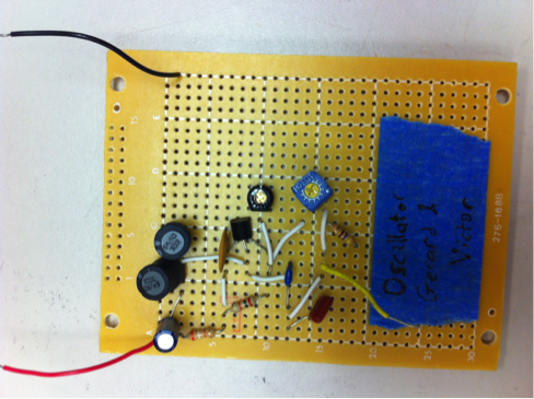 oscillator on proto-board